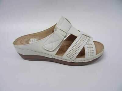 Klapki damskie 7ASG702-3.WHITE (36/41,12par)