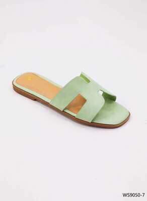 Klapki damskie 7AWS9050-7.GREEN (36/41,12par)