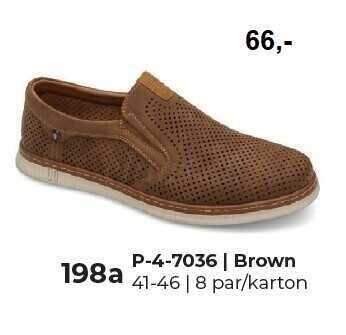 Półbuty męskie    9AP-4-7036.BROWN  (41/46,8par)