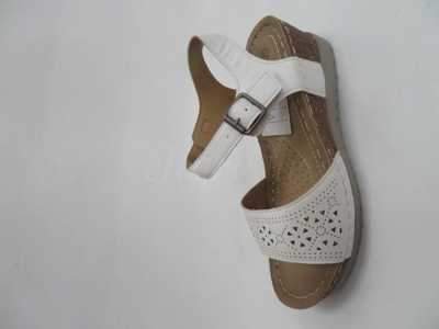 Sandały damskie 7AE1302-2.WHITE (36/41,12par)