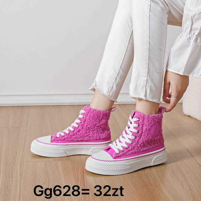 Trampki damskie  7AGG628.FUSHIA  (36/41,12par)