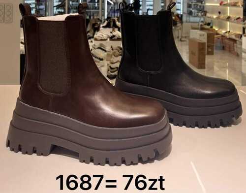 Botki damskie 7A1687.BROWN (36/41,12par)