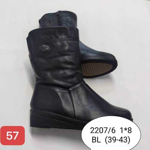 Botki damskie 7A2207-6.BLACK (39/43,8par)