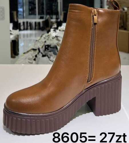 Botki damskie 7A8605.BROWN (36/41,12par)