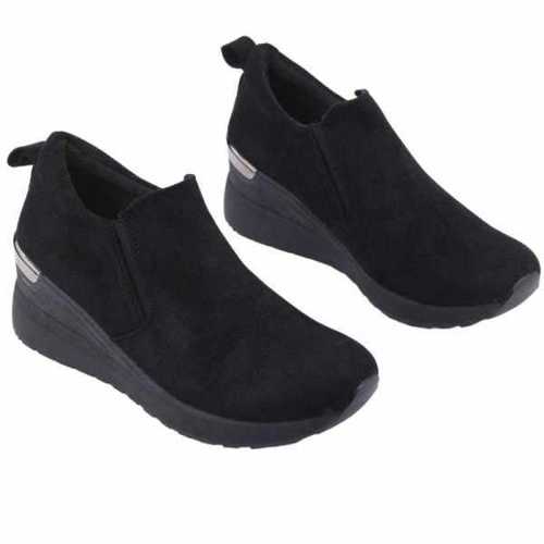 Botki damskie  7AB892-5.BLACK/BLACK   (36/41,12par)