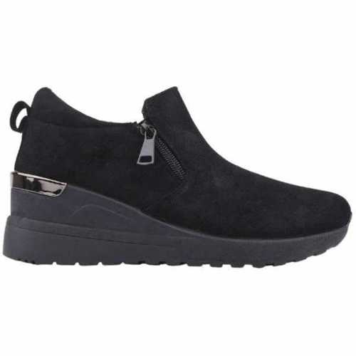 Botki damskie  7AB897-5.BLACK/BLACK   (36/41,12par)