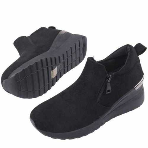 Botki damskie  7AB897-5.BLACK/BLACK   (36/41,12par)