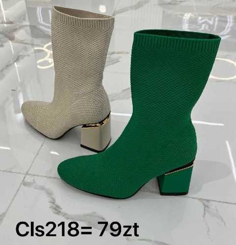 Botki damskie 7ACLS218.GREEN (36/41,12par)