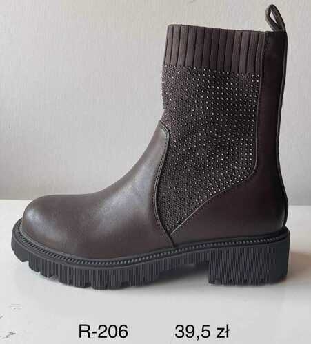 Botki damskie 7AR-206.BROWN (36/41,12par)