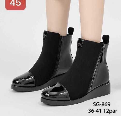 Botki damskie 7ASG-869.BLACK (36/41,12par)