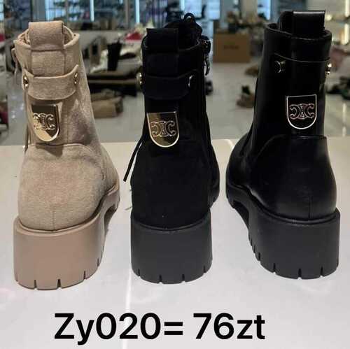 Botki damskie 7AZY020.BLACK  (36/41,12par)