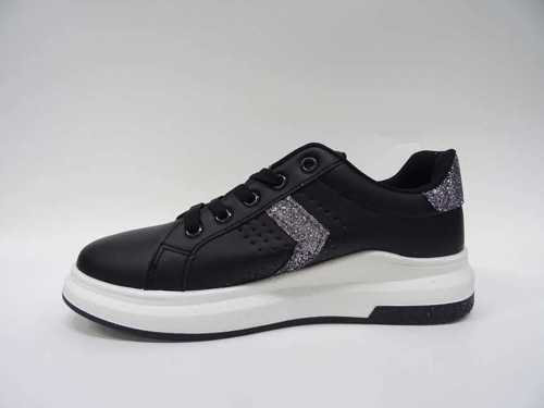 Buty sportowe damskie  7A3403-4.BLACK/WHITE   (36/41,12par)