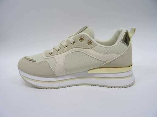 Buty sportowe damskie 7A7137-3.BEIGE (36/41,12par)