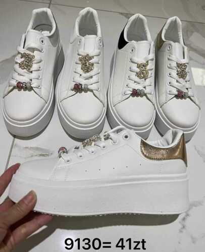 Buty sportowe damskie 7A9130.ALLWHITE (36/41,12par)