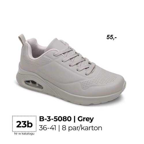 Buty sportowe damskie 7AB-3-5080.GREY (36/41,8par)