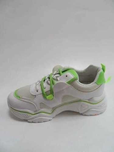 Buty sportowe damskie 7AB1234-5.WHITE/GREEN (36/40,8par)