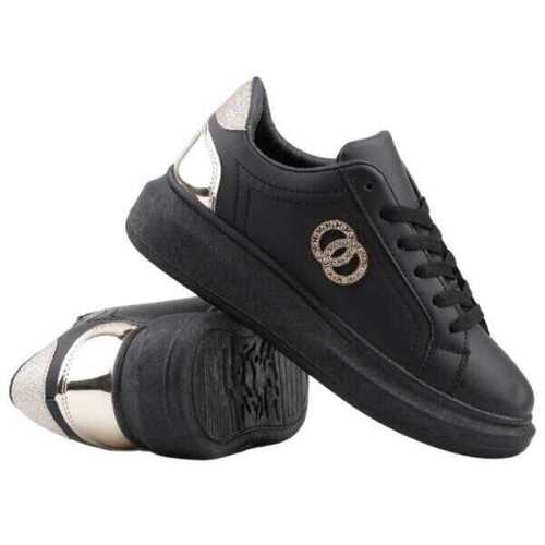 Buty sportowe damskie 7AB1241-3.BLACK/GOLD (36/41,12par)