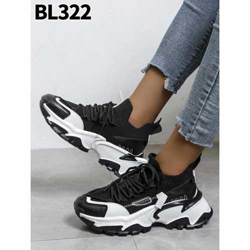 Buty sportowe damskie 7ABL322.BLACK (36/41,12par)