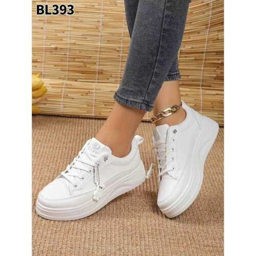 Buty sportowe damskie   7ABL393.ALL WHITE   (36/41,12par)