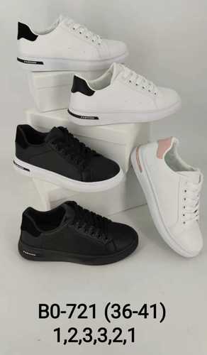 Buty sportowe damskie 7ABO-721.WHITE/BLACKPU (36/41,12par)