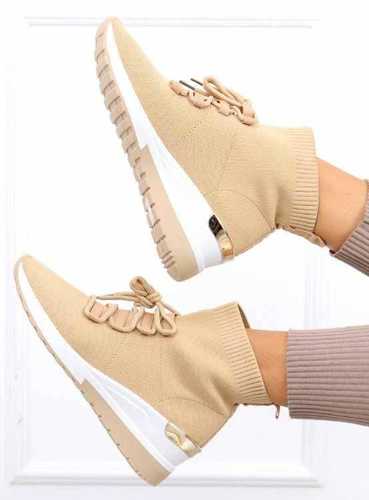 Buty sportowe damskie 7ABO-905.BEIGE (36/41,12par)