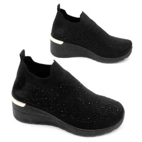 Buty sportowe damskie 7AF90-3.BLACK (36/41,12par)