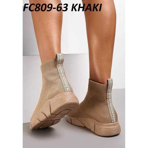 Buty sportowe damskie 7AFC809-63.KHAKI (36/41,12par)