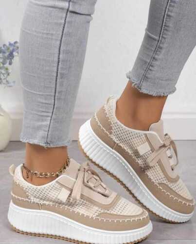 Buty sportowe damskie 7AGG680.BEIGE  (36/41,12par)