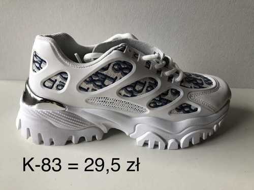 Buty sportowe damskie 7AK-83.WHITE (36/41,12par)