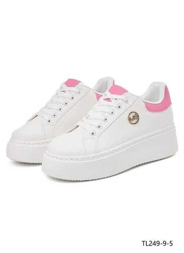 Buty sportowe damskie 7ATL249-9-5.WHITE/FUSHIA (36/41,12par)