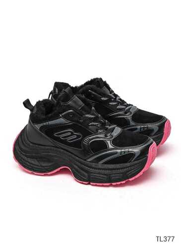 Buty sportowe damskie 7ATL377.BLACK (36/41,12par)