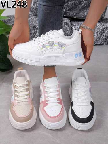 Buty sportowe damskie 7AVL248.WHITE/PINK (36/41,12par)