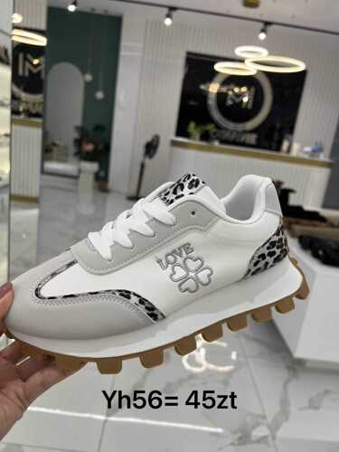 Buty sportowe damskie 7AYH56.WHITE  (36/41,12par)