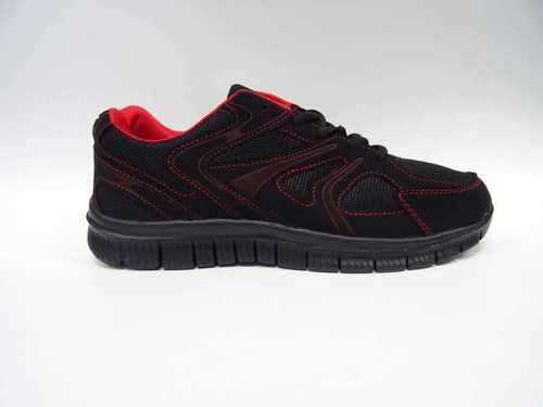 Buty sportowe męskie 9A22101-13.BLACK/RED (41/46,12par)