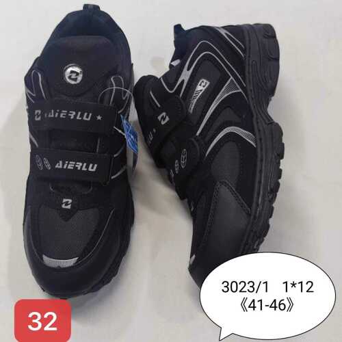 Buty sportowe męskie 9A3023-1.BLACK (41/46,12par)