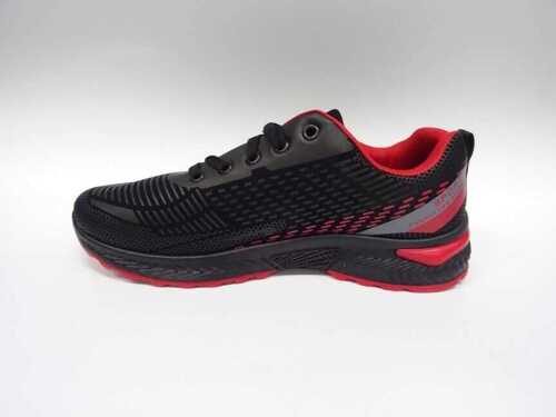 Buty sportowe męskie 9A6037-6.BLACK/RED (41/46,12par)