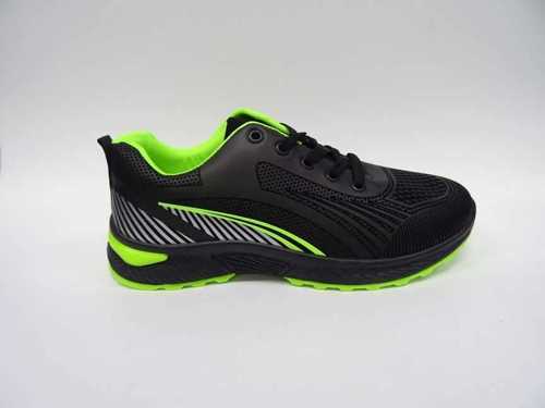 Buty sportowe męskie 9A6038-13.BLACK/GREEN (41/46,12par)