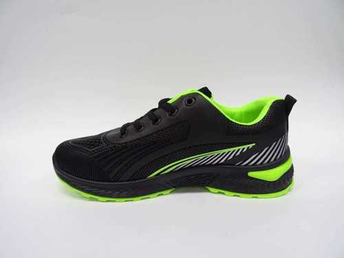 Buty sportowe męskie 9A6038-13.BLACK/GREEN (41/46,12par)