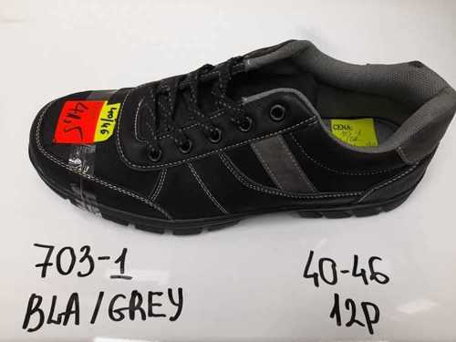 Buty sportowe męskie 9A703-1.BLACK/GREY (40/46,12par)