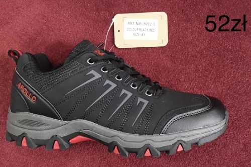 Buty sportowe męskie 9AA9022-1.BLACK (41/46,12par)