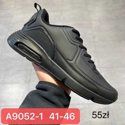 Buty sportowe męskie 9AA9052-1.ALLBLACK (41/46,12par)