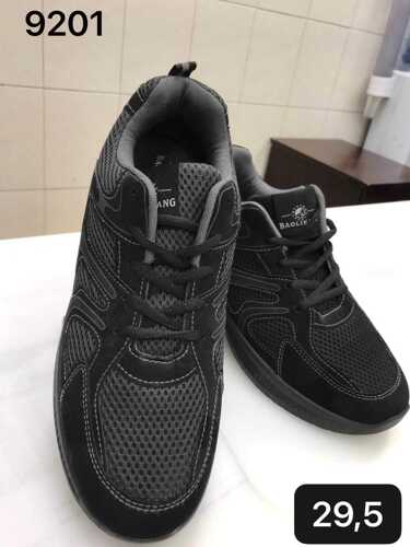 Buty sportowe męskie  9AE9201-2.BLACK/GREY (41/46,12par)