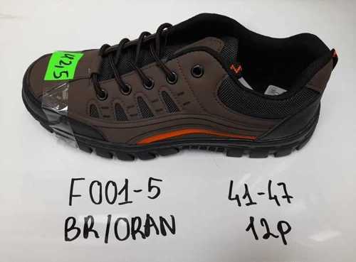 Buty sportowe męskie 9AF001-5.BROWN/ORANGE (41/47,12par)