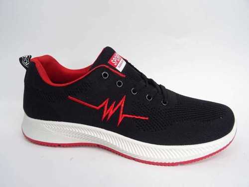 Buty sportowe męskie 9AK3120-2.BLACK/RED (41/46,12par)