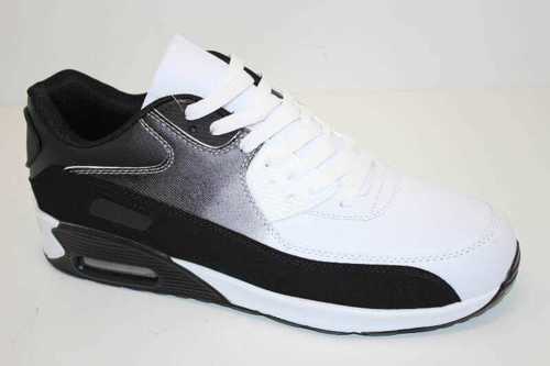 Buty sportowe męskie   9AM7F-721.WHITE/BLACK    (41/46,12par)