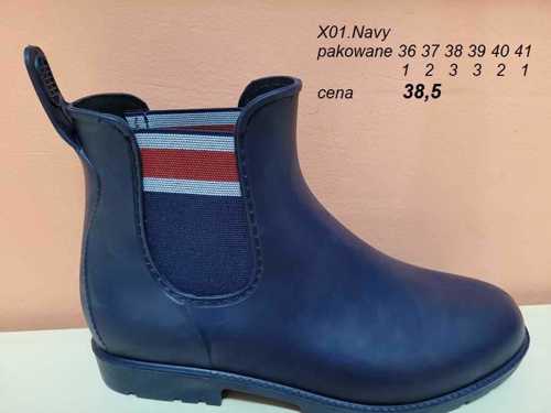 Kalosze damskie 7AX01.NAVY (36/41,12par)