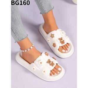 Klapki damskie   7ABG160.WHITE  (36/41,12par)