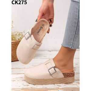 Klapki damskie  7ACK275.BEIGE  (36/41,12par)