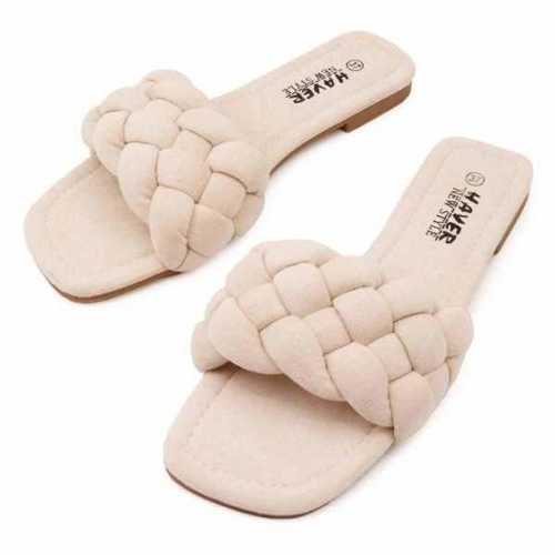 Klapki damskie 7ADH20A-9.BEIGE (36/41,12par)