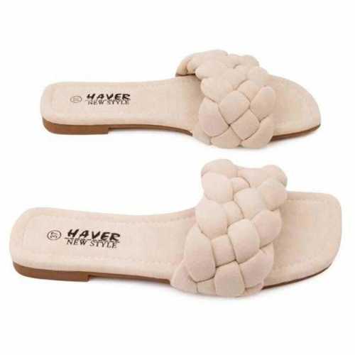 Klapki damskie 7ADH20A-9.BEIGE (36/41,12par)